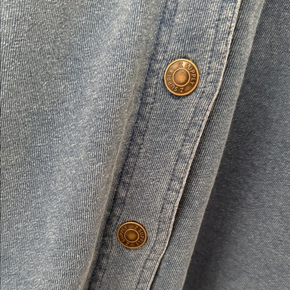 Z Supply All Day Knit Denim Jacket - Picture 6 of 8